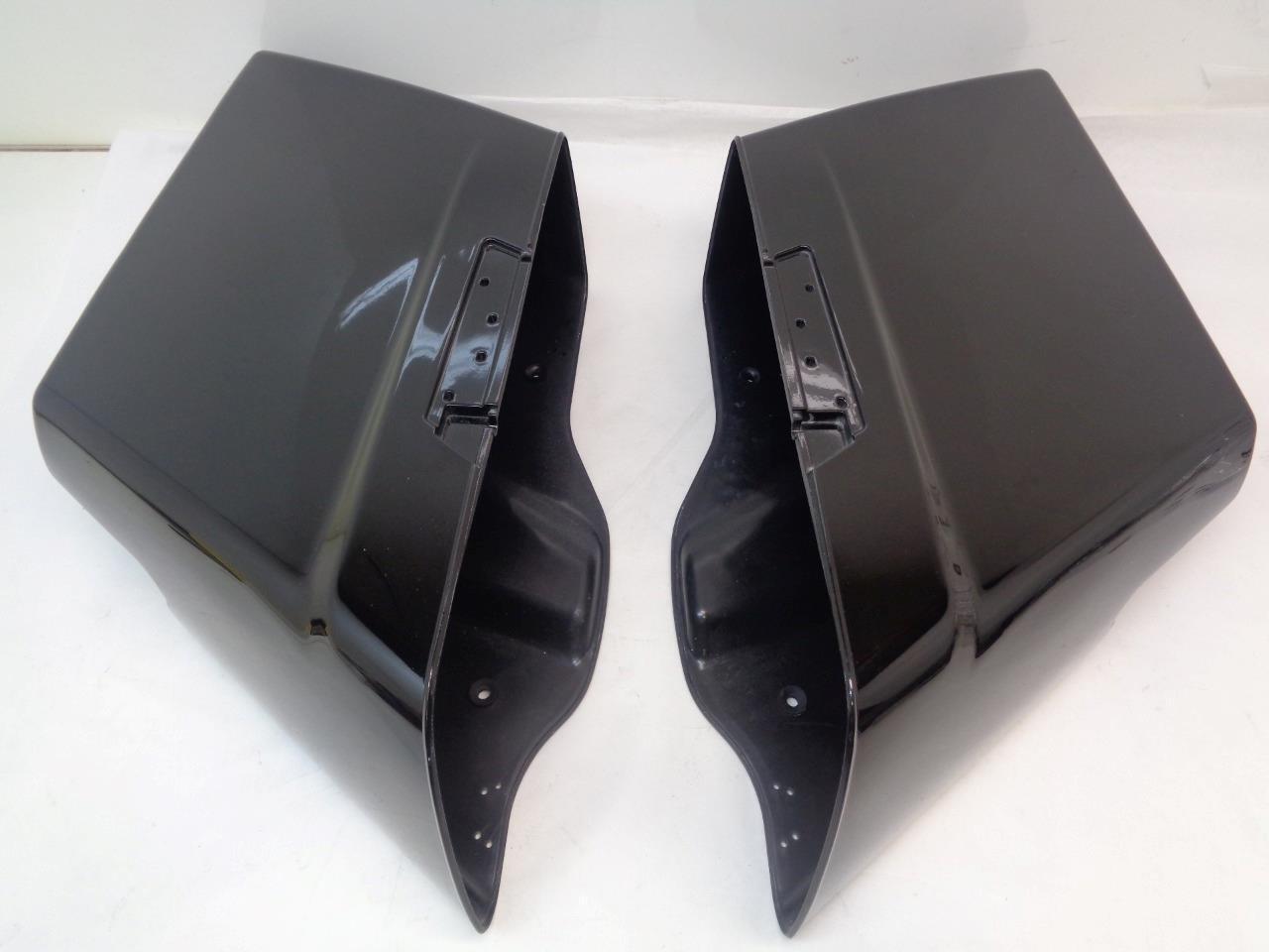 ADVANBLACK 4.5" STRETCHED SINGLE CUTOUT SADDLEBAG 2014+ HARLEY TOURING SB14  SR