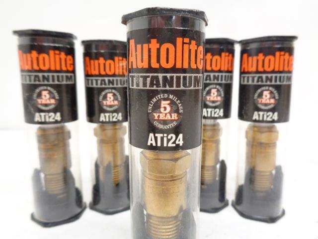 NEW AUTOLITE TITANIUM SPARK PLUGS 6 PACK ATi24 R13T5