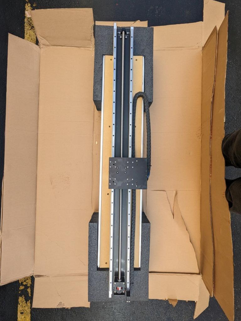 SHAPEOKO CNC ROUTER T-SLOT HYBRID TABLE 48"X49" AND ROUTER ONLY #1 B2 BOX 1