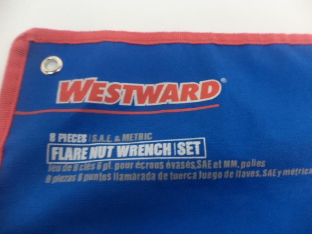 BRAND NEW WESTWARD FLARE NUT WRENCH SET 8 PC. 4YR29A R22T5
