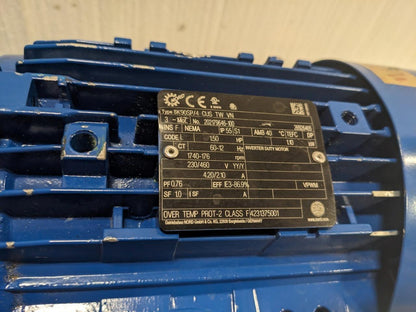 Nord 172.1 71L/4-34.52 Gearmotor Horizontal 34.52 Ratio 633lb/in .5HP 50RPM BSR1