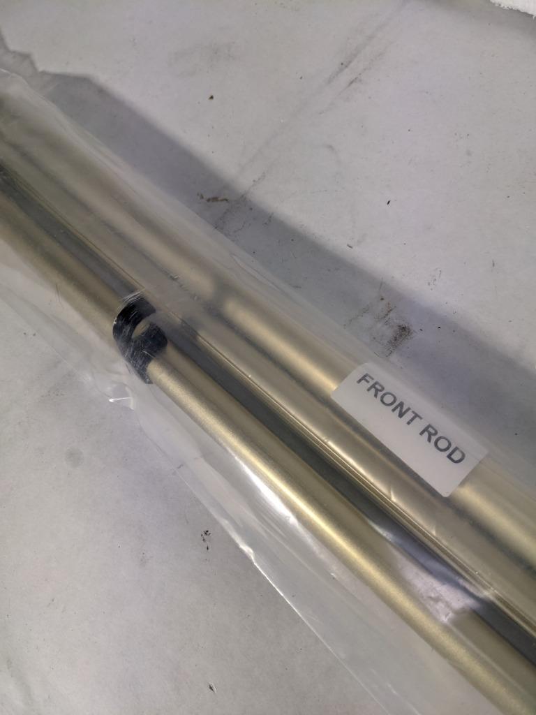 ROD DESYNE DP100-483D 1' DOUBLE ROD 48-84 INCH GOLD CURTAIN ROD NEW KSLR