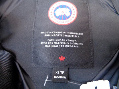 CANADA GOOSE WOMEN'S SIZE XS/TP BLACK TRILLIUM PARKA JACKET 6660W SR