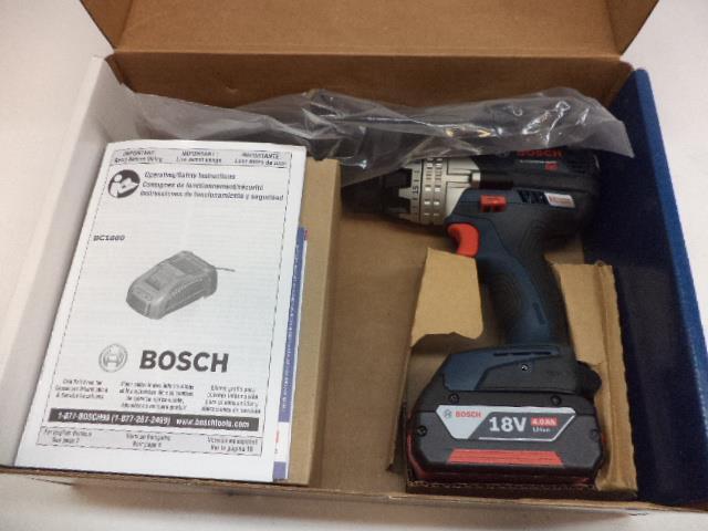 ONE NEW INCOMPLETE BOSCH CORDLESS BRUTE TOUGH DRILL/DRIVER KIT DDH183-01 BSR35