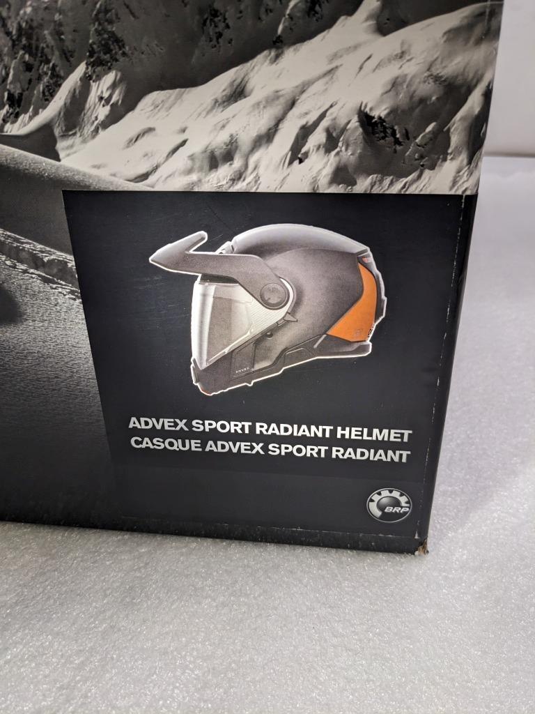 SKI-DOO ADVEX SPORT RADIANT SNOWMOBILE HELMET-ORANGE-LARGE 9291260912 NEW SR
