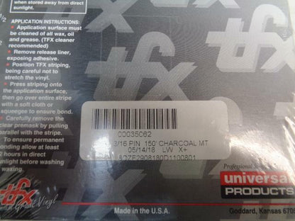 1 NEW UNIVERSAL PRODUCTS TFX 3/16 PIN 150' CHARCOAL MT 00035062 R7TE