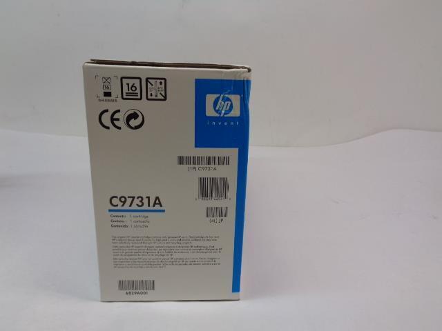 NEW HP CYAN TONER CARTRIDGE C9731A FOR COLOR LASERJET 5500 & 5550 SR