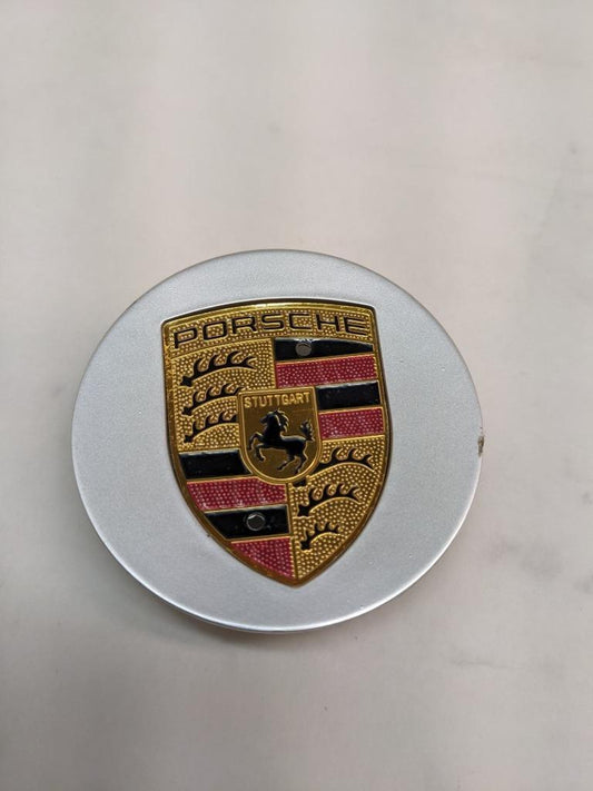 PORSCHE GRAY COLORED CENTER CAP (2) 7L5601149 NEW R21T2