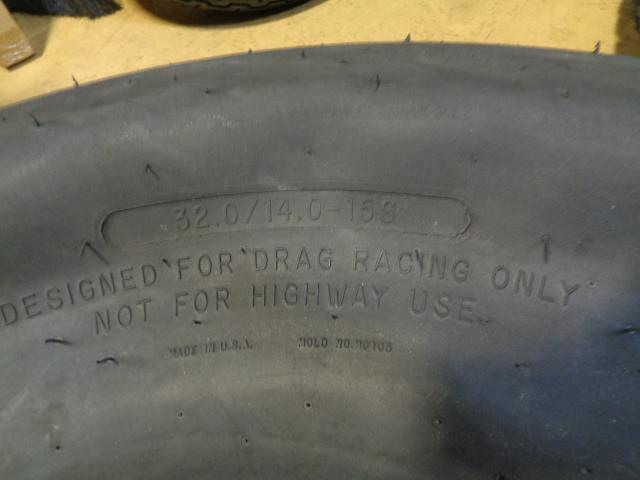 MICKEY THOMPSON ET DRAG WL 32 14 15S STIFF SIDEWALL TIRE 100-1/2 90000000877 CQ3