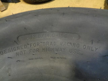 MICKEY THOMPSON ET DRAG WL 32 14 15S STIFF SIDEWALL TIRE 100-1/2 90000000877 CQ3