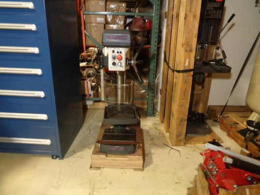 1 NOS OPTIMUM 1 HP BENCH DRILL PRESS BELT DRIVEN TYPE 13" SWING 120V B24H 2E0