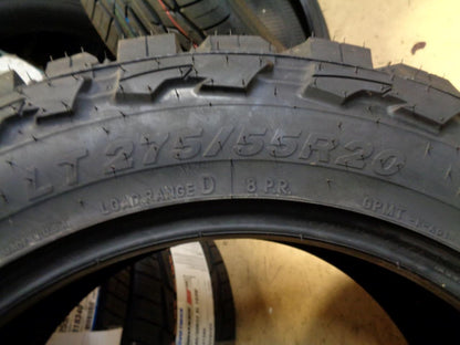1 NEW TIRE TOYO OPEN COUNTRY MT BSW LT 275 55 20 115/112P LRD 8PLY 360670