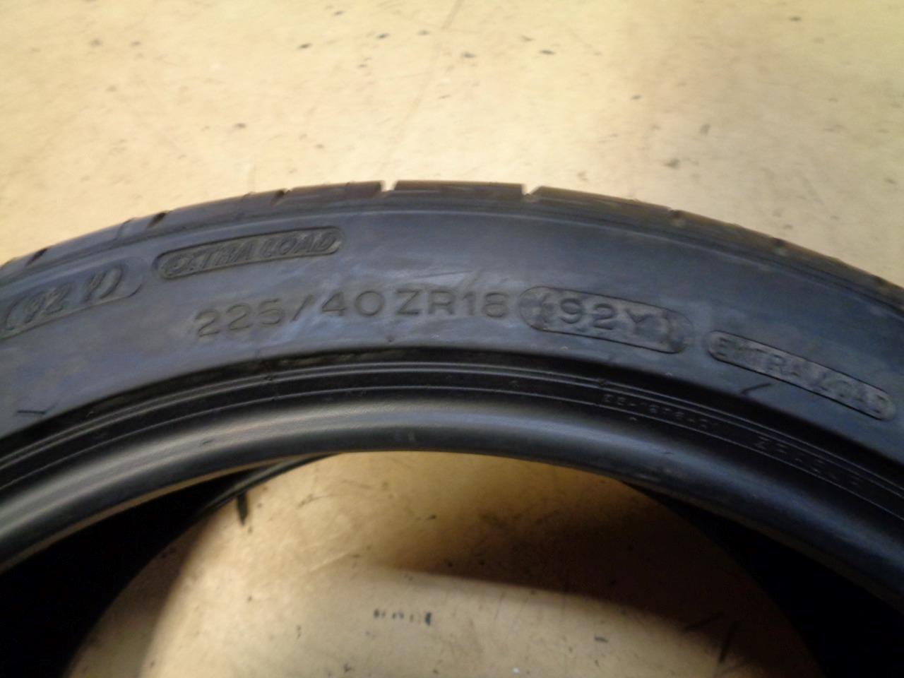 1 NEW TIRE MICHELIN PILOT SPORT PS2 225 40 18 92Y XL 07003