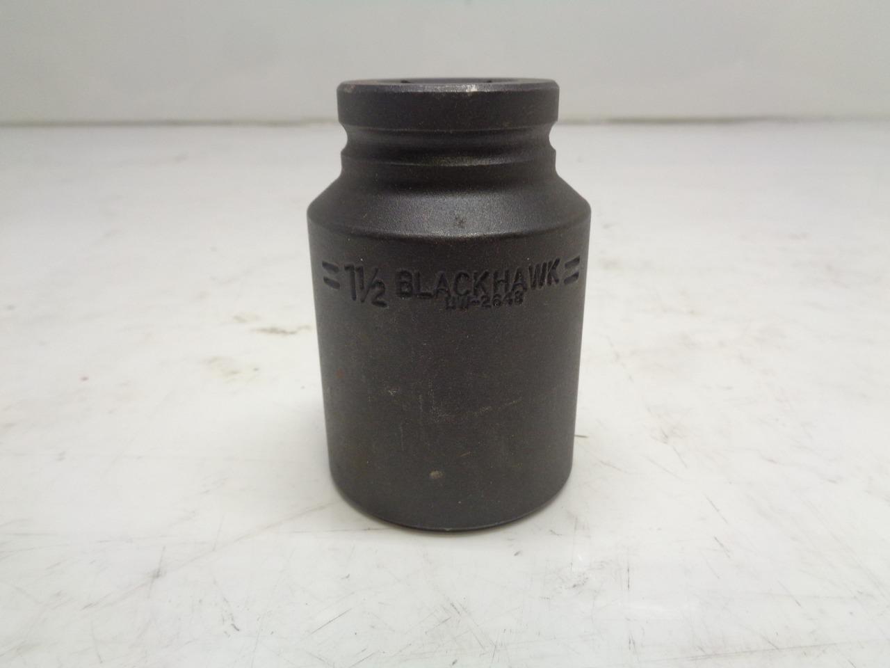 NEW BLACKHAWK 1 1/2" DEEP IMPACT 6-POINT SOCKET UW-2648 R22