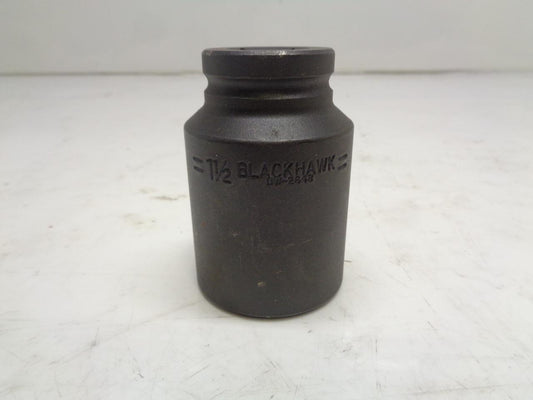 NEW BLACKHAWK 1 1/2" DEEP IMPACT 6-POINT SOCKET UW-2648 R22