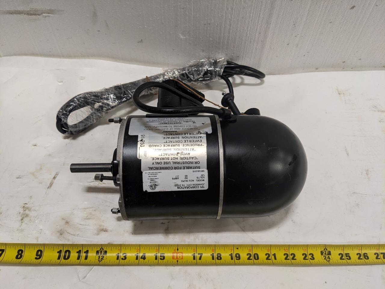 TPI Corporation ACU 30-PO 120V 60Hz 2.7A Oscillating Fan Replacement Motor BSIG1