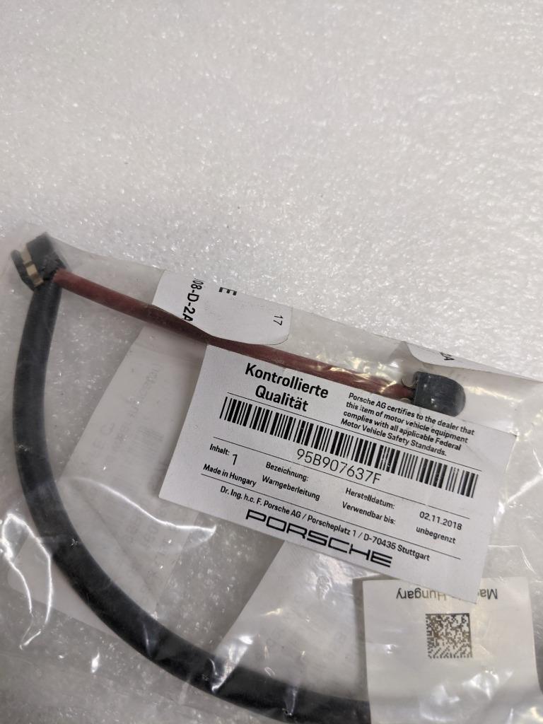 PORSCHE 95B907637F BRAKE PAD SENSOR REAR FOR 19-23 MACAN NEW PGB2TB