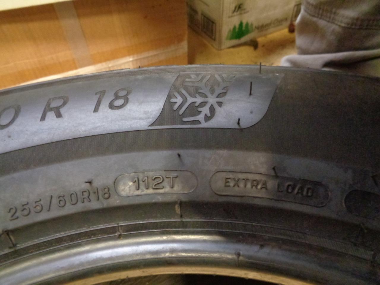 1 NEW TIRE MICHELIN X-ICE SNOW SUV 255 60 18 112T XL 28735