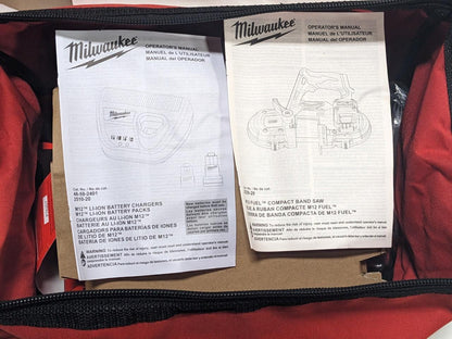 MILWAUKEE 2529-21XC M12 FUEL COMPACT BAND SAW KIT BSR35
