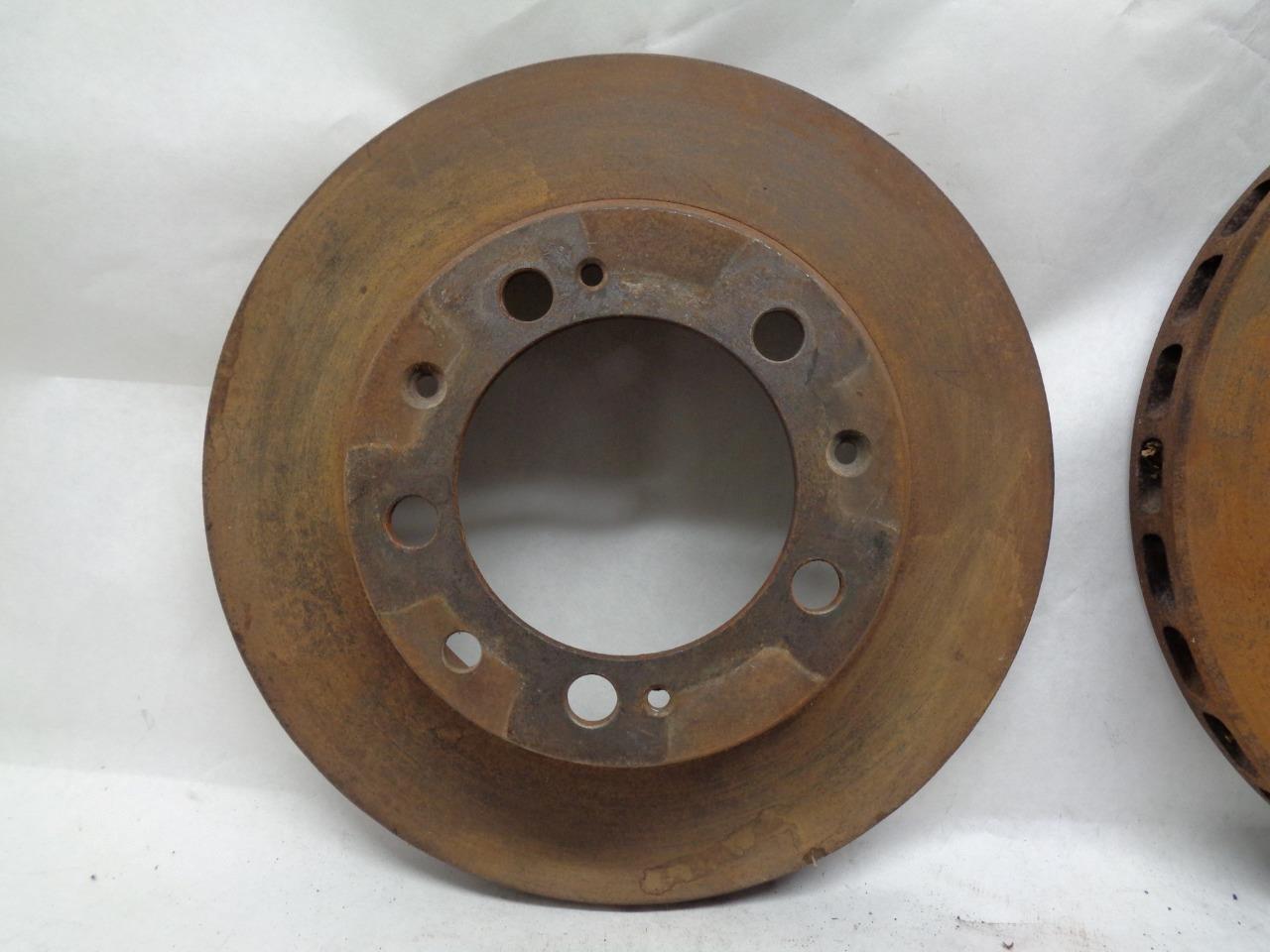 FULL SET USED GENUINE PORSCHE 928 92-95 DISC BRAKE ROTORS 928 351 045 01