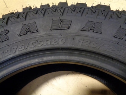 2 RADAR RENEGADE R7 M/T LT 275 65 20 126/123P LRE 10PLY TIRES RZD0082 CQ3