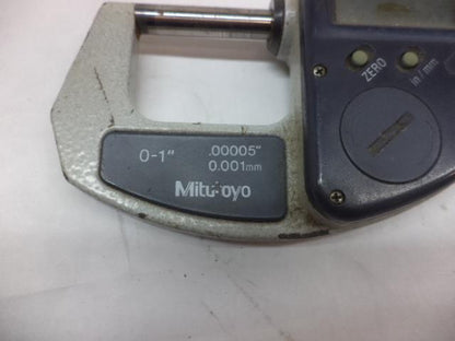 MITUTOYO MDC-LITE SERIES 293 0-1" DIGITAL OUTSIDE MICROMETER 293-816 R22T8