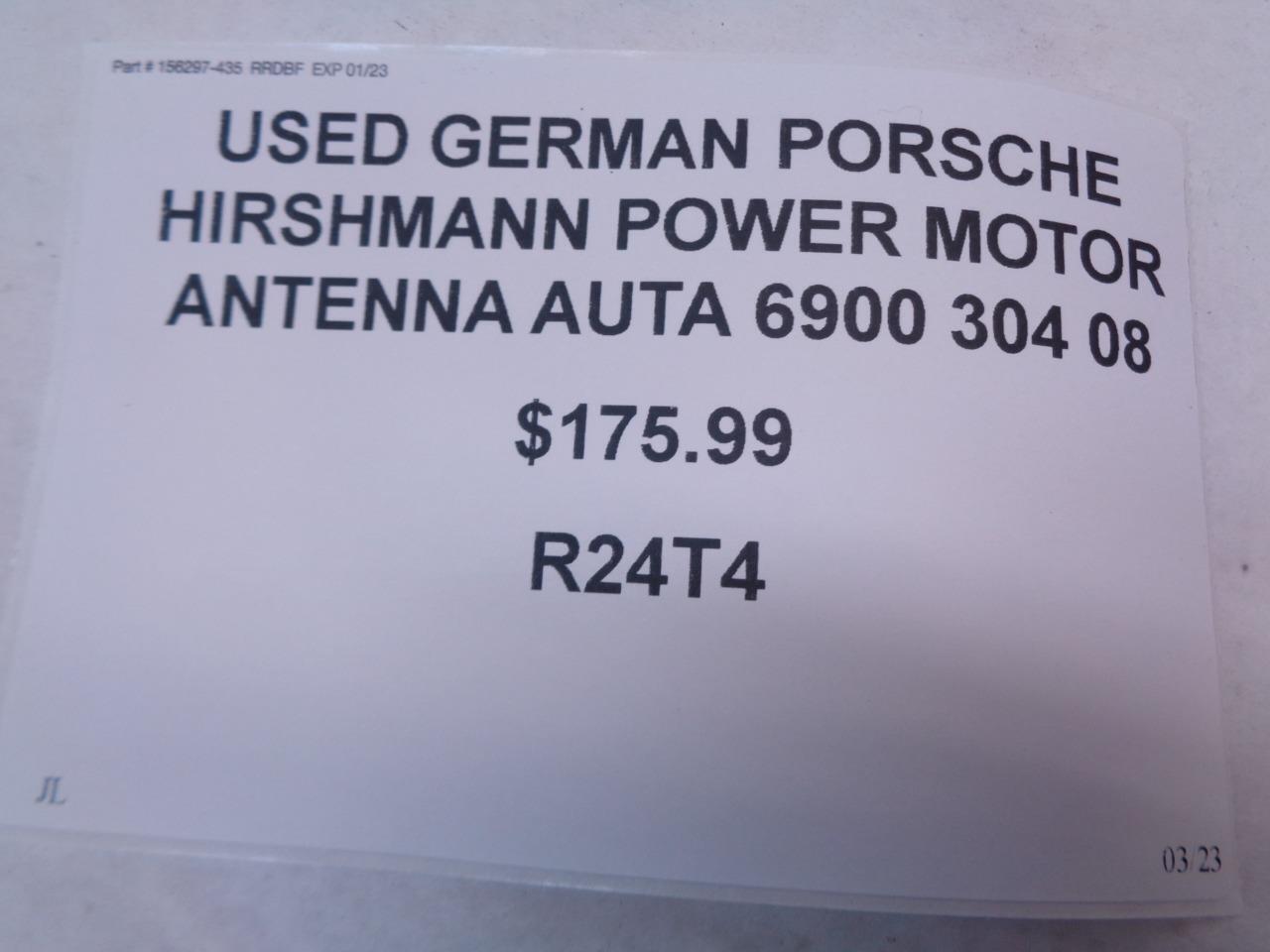 GERMAN PORSCHE HIRSHMANN POWER MOTOR ANTENNA AUTA 6900 304 08 R24T4