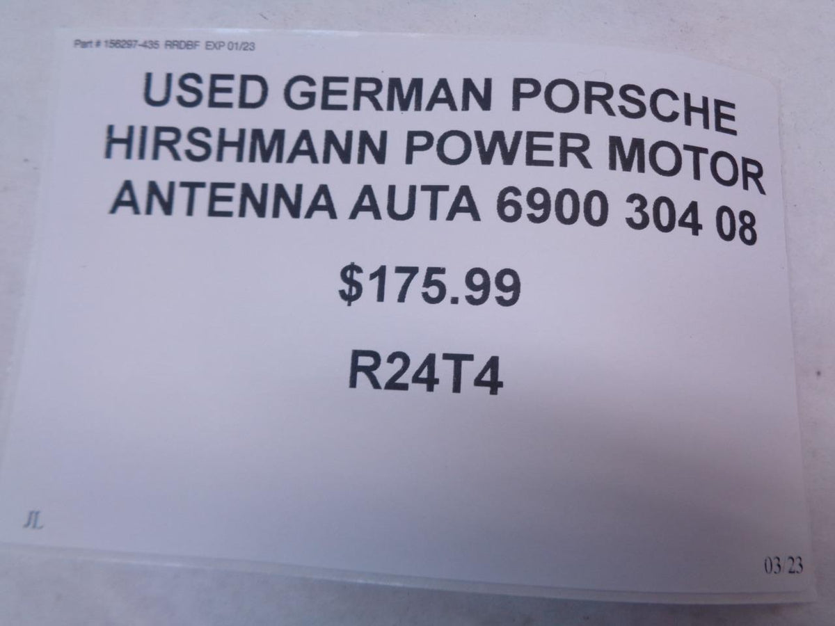 GERMAN PORSCHE HIRSHMANN POWER MOTOR ANTENNA AUTA 6900 304 08 R24T4