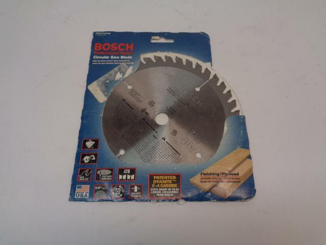 NEW BOSCH 7-1/4" 40-TEETH PROFESSIONAL SERIES CIRCULAR SAW BLADE PRO740FIN SP1T2