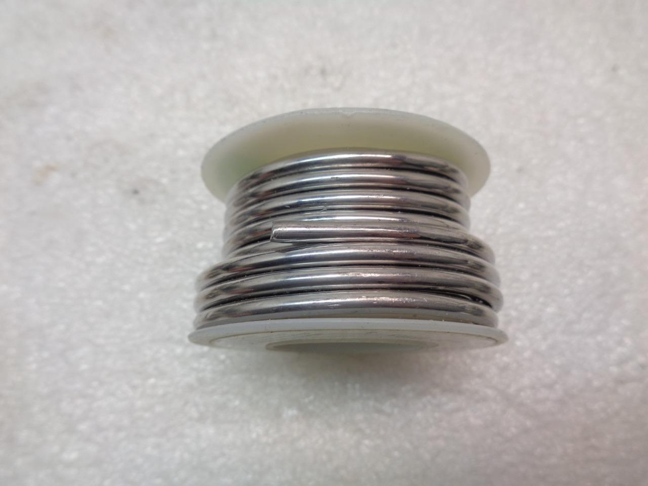 PACK OF 6 ALPHAMETALS SOLID WIRE SOLDER 8oz 1/8" DIA. SPOOLS R28