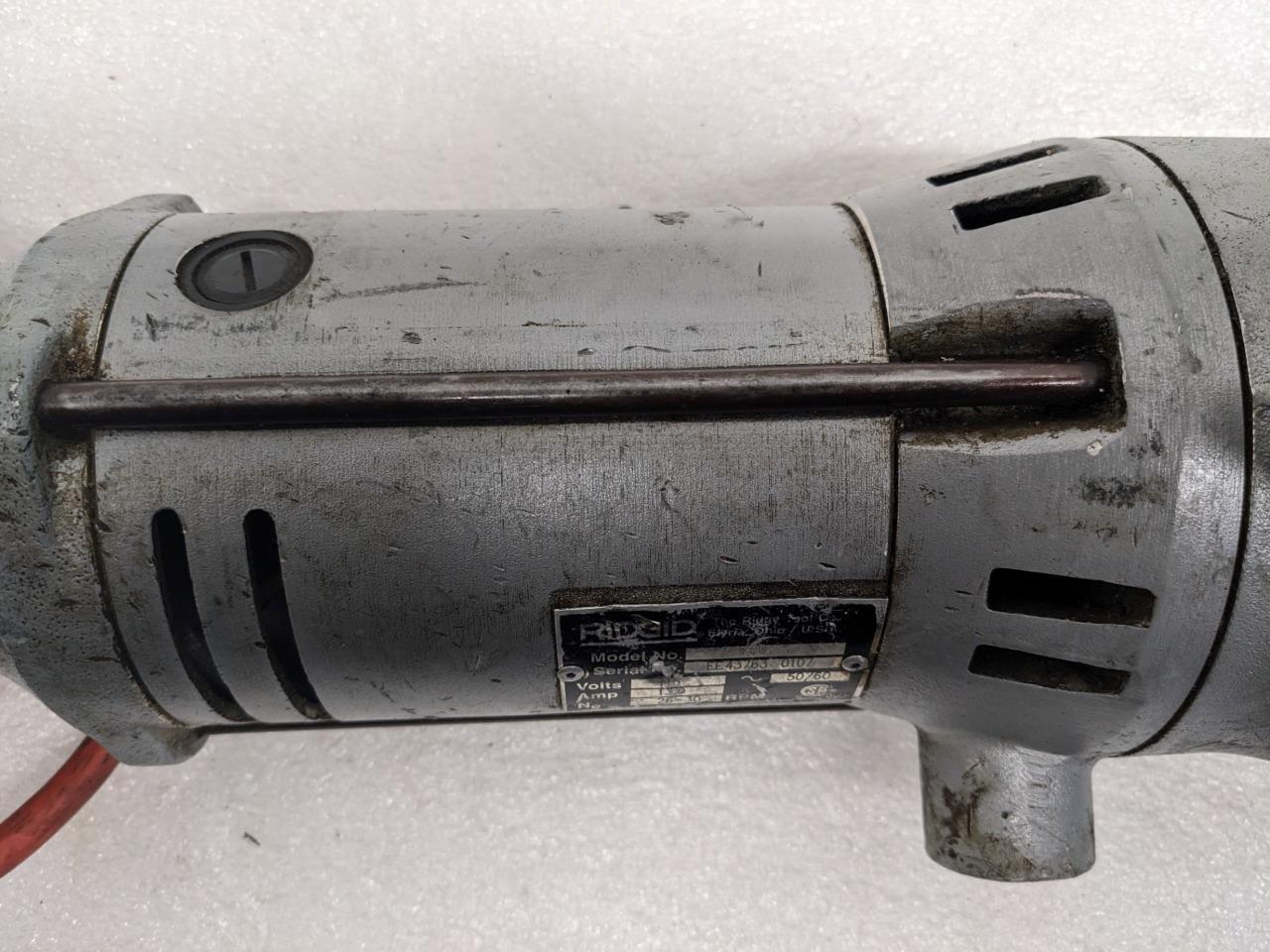 RIDGID 41935 MODEL 700 POWER DRIVE 1/8" - 2" 115V 0.5 HP 32 rpm THREADER USED H1