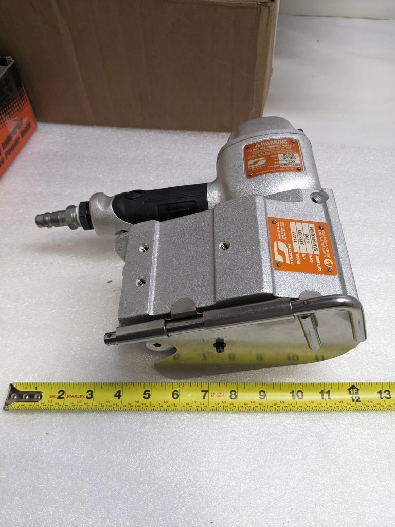 DYNABRADE 01845 AIR MOTOR 7200 RPM & DYNALINE SANDER 57407 2-3/4"X8" NEW BSR3.1