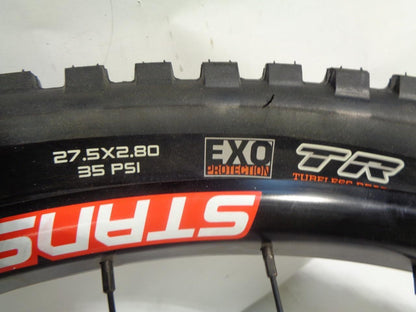STANS BARON MK3 27.5 WHEELSET W/ MAXXIS MINION DHF 27.5X2.8 TIRES NEW R34