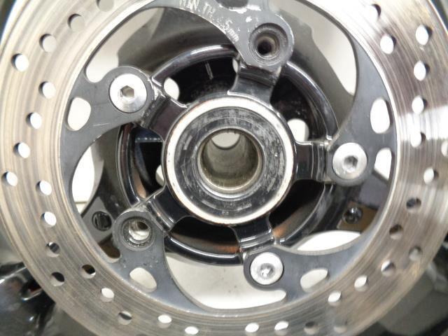 NEW ENKEI FRONT AND REAR MOTORCYCLE WHEEL FRONT 3X17 REAR 6X17 WITH USED ROTORS