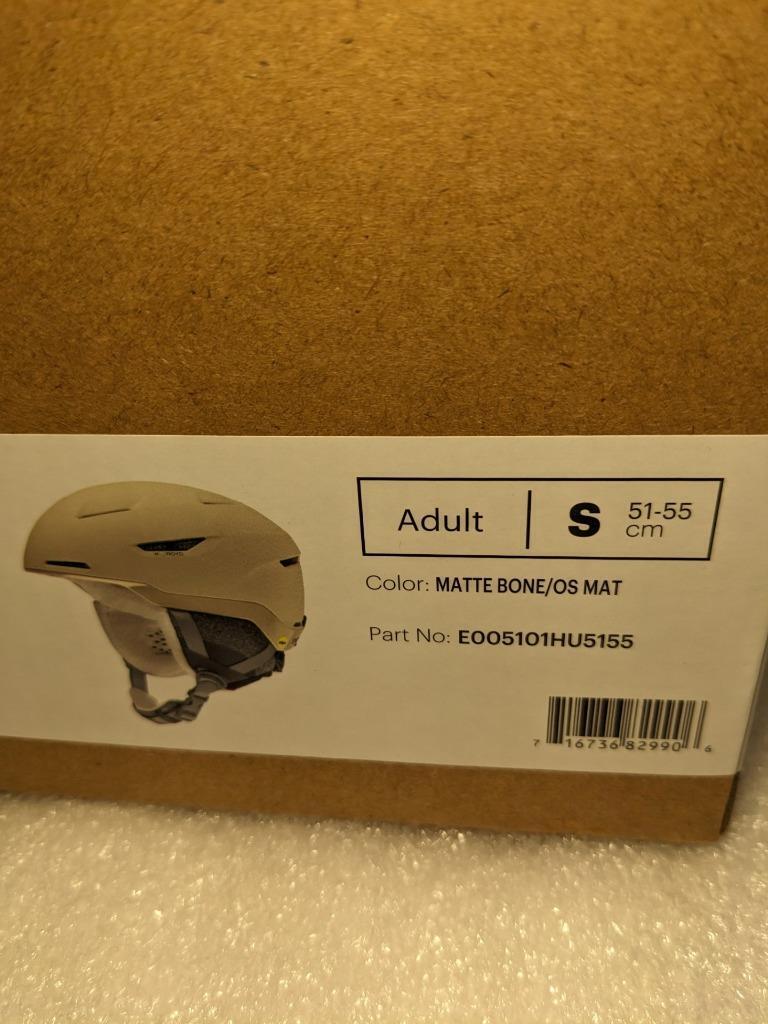 SMITH VIDA MIPS SNOW HELMET -WOMEN'S-SMALL-MATTE BONE E005101HU5155 NEW SR