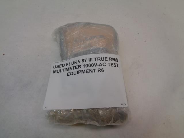 USED FLUKE 87 III TRUE RMS MULTIMETER 1000V-AC TEST EQUIPMENT R6