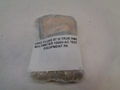 USED FLUKE 87 III TRUE RMS MULTIMETER 1000V-AC TEST EQUIPMENT R6