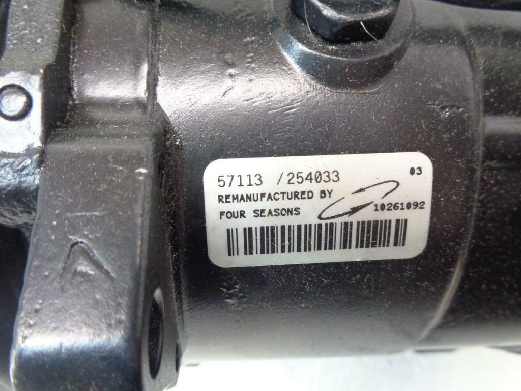 REMANUFACTURED 4 SEASONS 57113 AC COMPRESSOR 85-93 FITS VOLKSWAGEN (VARIOUS) R2