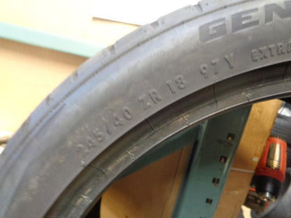 1 NEW GENERAL G MAX RS 245 40 18 97Y  TIRES 15492810000 CQ2