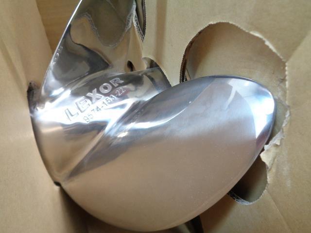 BRAND NEW SOLAS RUBEX L4 STAINLESS STEEL 22-PITCH PROPELLER 9574-153-22 R35