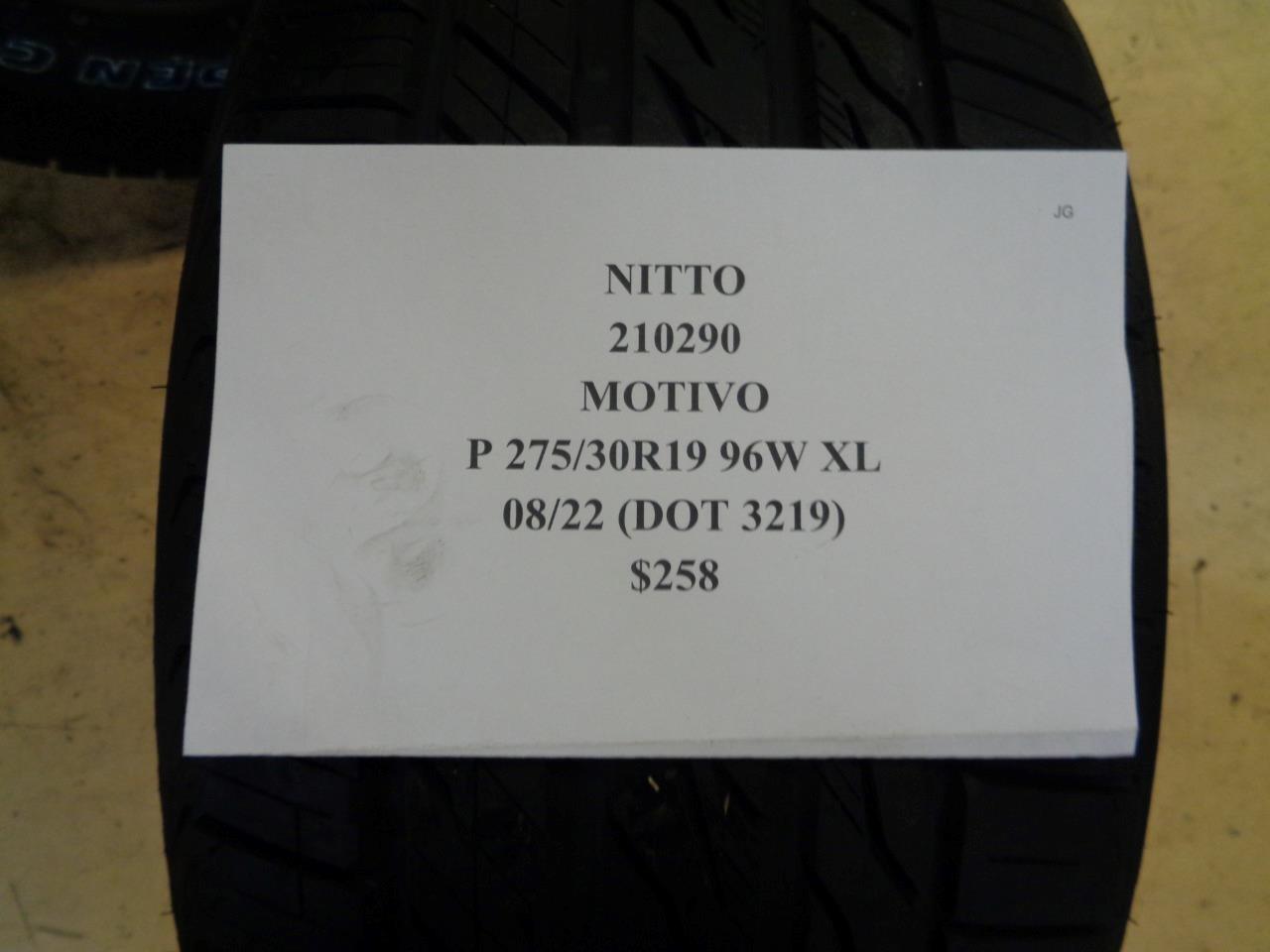 NITTO MOTIVO 275 30 19 96W XL 210290