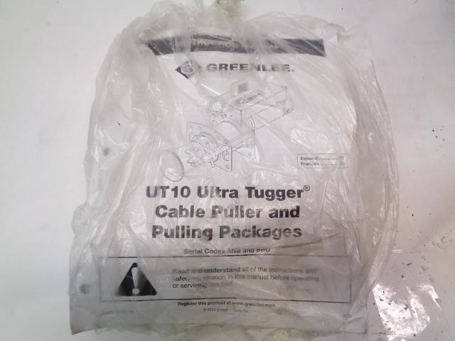 GREENLEE UT10-2S ULTRA TUGGER PORTABLE 2-SPEED 120V 20A CABLE PULLER NEW B2