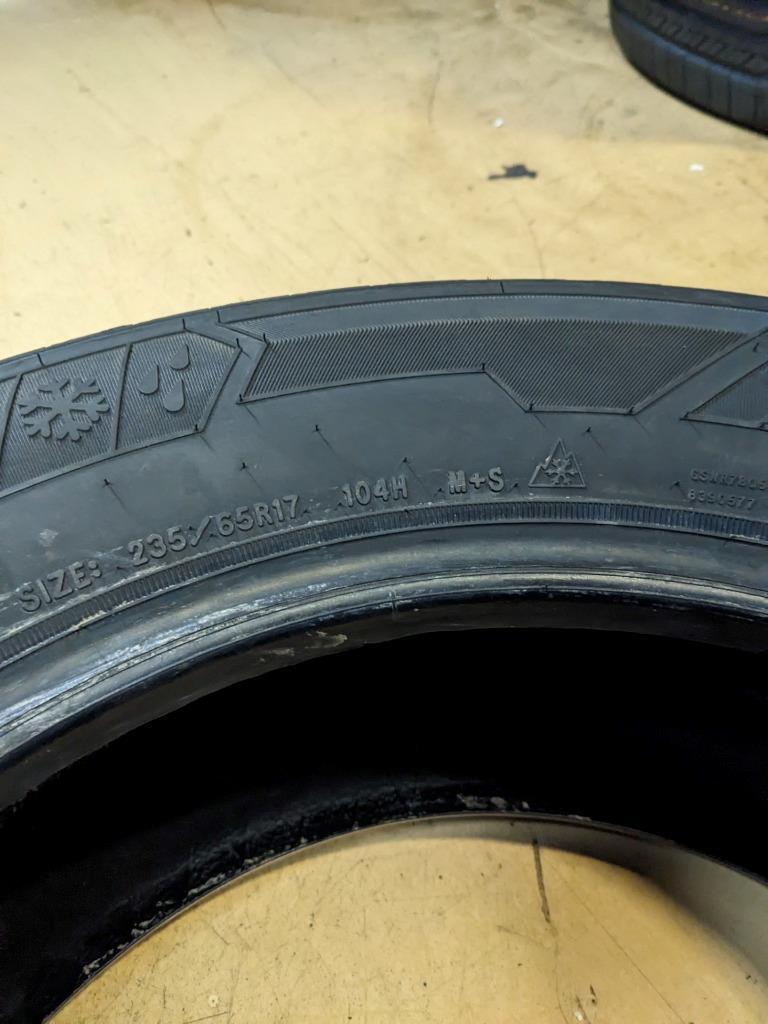 GOODYEAR WINTER COMMAND ULTRA WINTER P 235 65 17 104H SL TIRE 781064579 CQ3