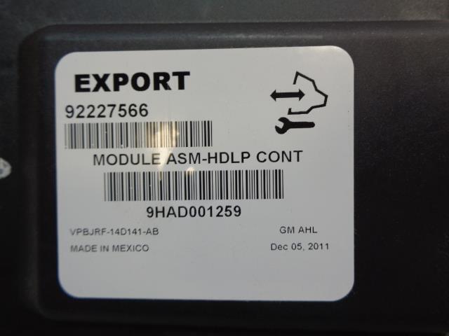 NEW EXPORT HEADLAMP CONTROL 92227566 9HAD001286 FOR CHEVY CAMARO R4