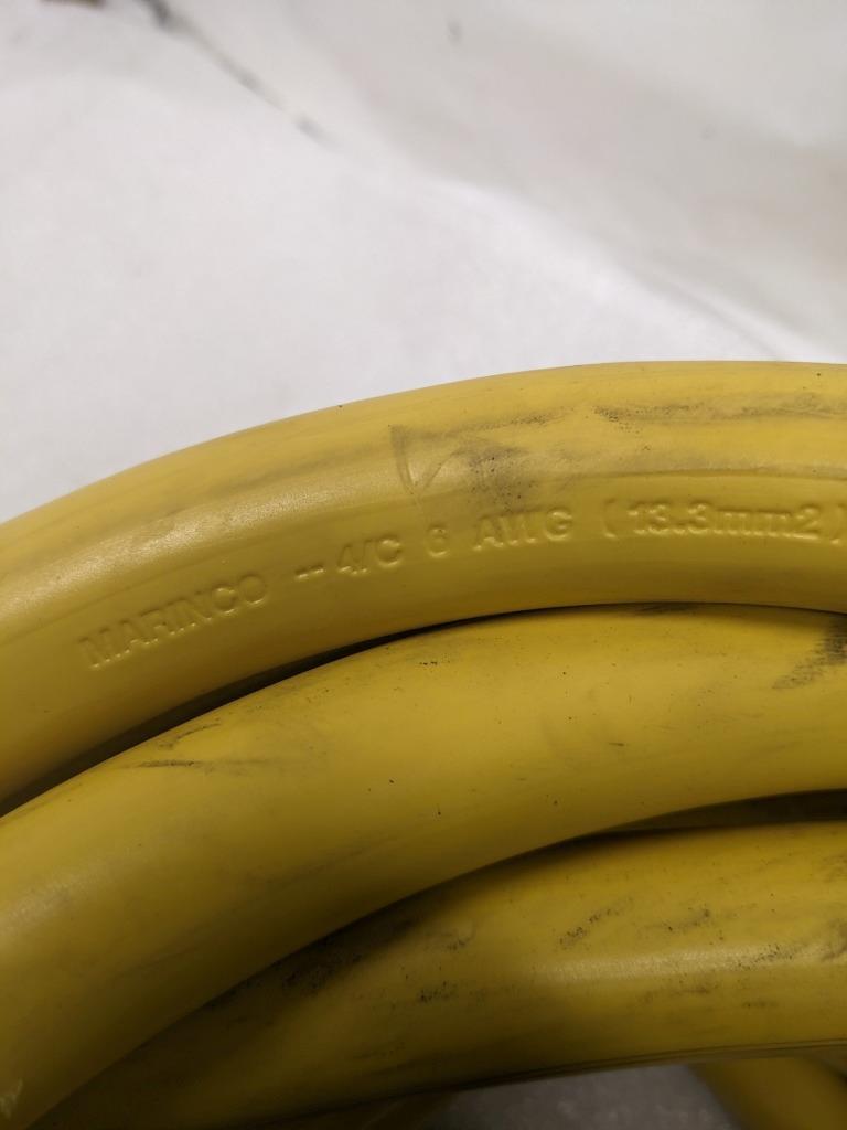 MARINCO 11039807 SHORE POWER CABLE 4 CONDUCTOR 6 AWG 70 FT NEW R14