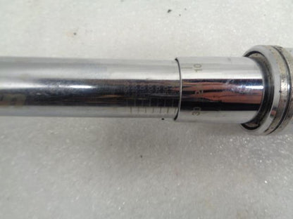 SNAP-ON 1/2" DRIVE SAE ADJUSTABLE CLICK-TYPE FIXED RACHET TORQUE WRENCH USED R22