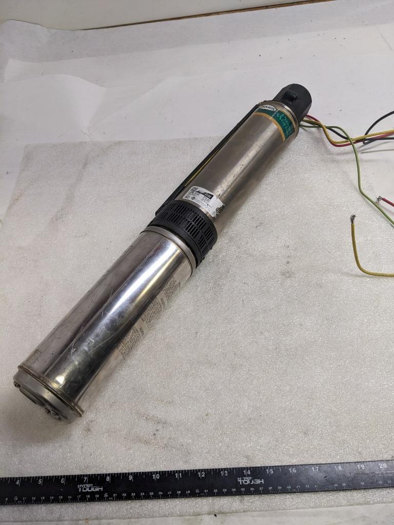 JACUZZI SUBMERSIBLE WELL WATER PUMP 3-WIRE 230V 60HZ 8GPM 3/4HP NEW H2