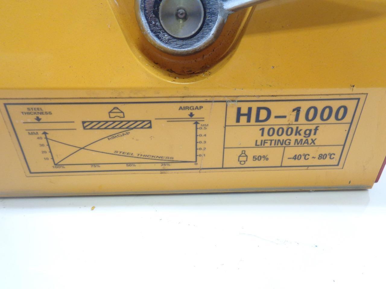 HD-1000 PERMANENT MAGNETIC LIFTER 1000KGF LIFTING MAX NEW H1