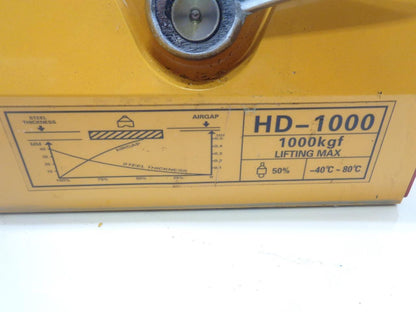 HD-1000 PERMANENT MAGNETIC LIFTER 1000KGF LIFTING MAX NEW H1