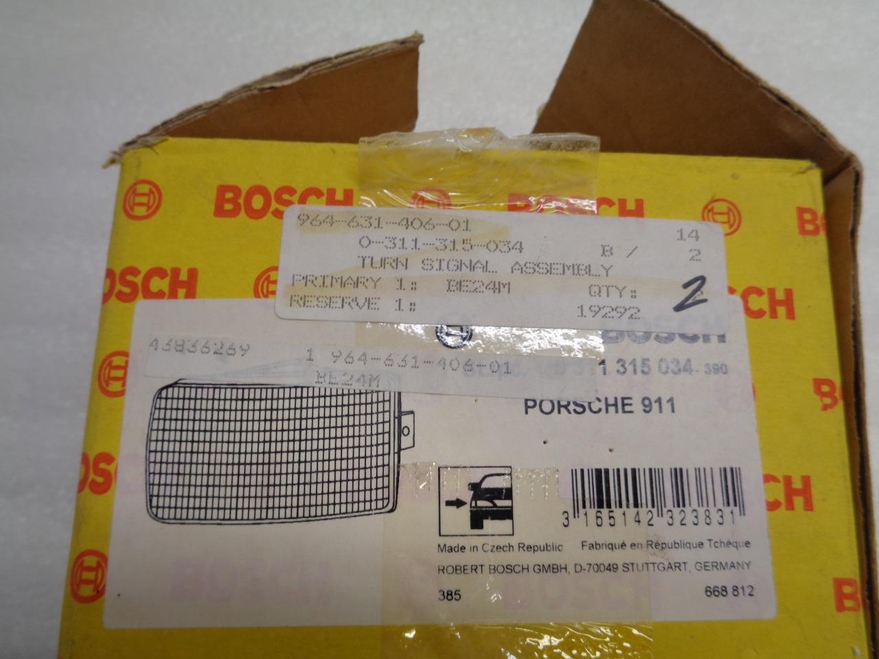 Porsche 911 (964) Bosch Turn Signal Assembly Right USED OEM 964 631 406 01 R25T1